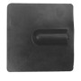 Electrode conductrice en silicone 45X50 mm - Trou : 2mm