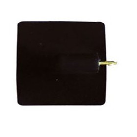 Electrozi conductivi din silicon cu mufă mascul - 2 mm 50X50 mm