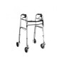Duralumin-Rollator 4 x 5' Räder, mit Hebelbremsen