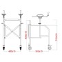 Foldable Antibrachial Walker In Painted Steel – Small Footprint – Click Mini Series