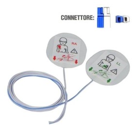 Pereche de padele pediatrice pentru defibrilatoarele I-PAD NF1200, FUTURA și Ambulanc i3