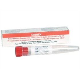 Eprubetă de urină de 12 ml - cutie individuală - sterilă