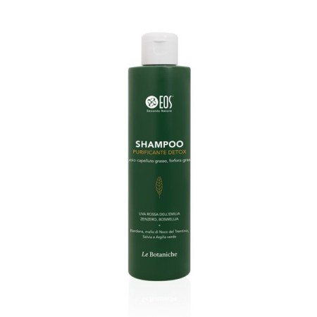 Tisztító Detox sampon zsíros fejbőrre, zsíros korpásodásra 200 ml