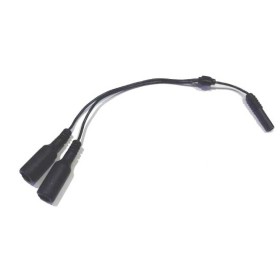 Cablu NEGRU în Y pentru utilizarea sondelor anal-vaginale cu 4 electrozi și stimulator monocanal