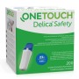 Dispozitiv de înțepare de siguranță OneTouch Delica de unică folosință 23 g - 200 buc.