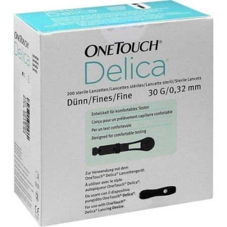 OneTouch Delica lancing lancets 200 pcs.