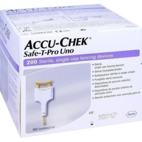 Lancete Accuchek SAFE T-PRO UNO de unică folosință 200 buc.