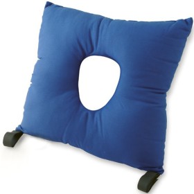 Silicone hollow fiber cushion with central hole 45x45