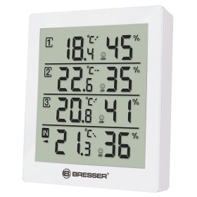 Stație meteo Bresser Temeo Hygro Quadro, neagră