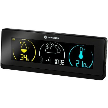 Bresser Temeo Life Colour Wetterstation, schwarz