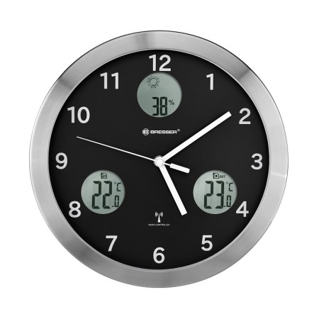 Bresser MyTime io wall clock 30 cm, black