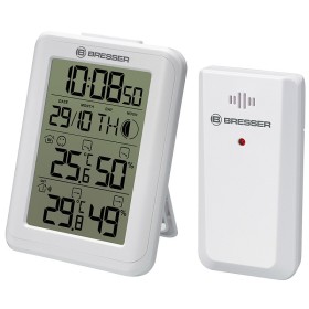 Bresser MyClimate thermo-hygrometer horloge, wit