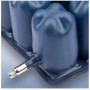 Cuscino a bolle d'aria a micro interscambio con 2 valvole Anteamed AirPro 40x40x9 cm