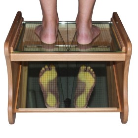 Podoscope Plantoscope en bois LED
