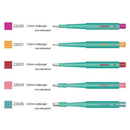 Curette biopsia kai diametro 3 mm con otturatore