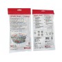 Gisafe 98% 3-ply filtering surgical mask type iir with elastic bands - adults - cartoon - flowpack - pack 10 pcs.