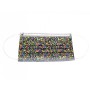 Gisafe Filtering Chirurgisch Masker 98% 3-laags type iir met elastische banden - volwassenen - peace - flowpack - pak van 10 st.