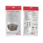Gisafe Filtering Chirurgisch Masker 98% 3-laags type iir met elastische banden - volwassenen - peace - flowpack - pak van 10 st.