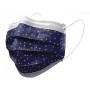 Gisafe Filterend Chirurgisch Masker 98% 3-laags Type IIR met Elastieken - Volwassenen - Sterren - Flowpack - Pak van 10 stuks