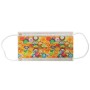 Gisafe 98% 3-ply filtering surgical mask type iir with elastic bands - adults - colors - flowpack - pack. 10 pcs.