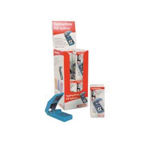 Tagliapillole colori assortiti (3 per colore, bianco, azzurro, lavanda arancio trasparente) - conf. 12 pz.