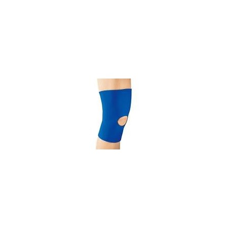 Supporto per ginocchio in neoprene 4 mm - nylon a 2 lati con apertura rotulea