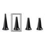Reusable Speculum (black) for BETA200 Otoscopes, K 180, mini3000, mini3000 F.O. - Ø 3mm