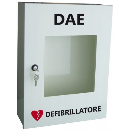 Bela omarica za defibrilator