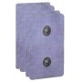 LOT DE 4 ÉLECTRODES DOUBLE BOUTON PG473/2 45X80