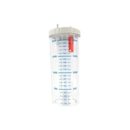 Komplettes autoklavierbares 2-Liter-Operationsgefäß (max. 120 °C) für neue Askir-, neue Aspiret- und neue Hospivac-Aspiratoren