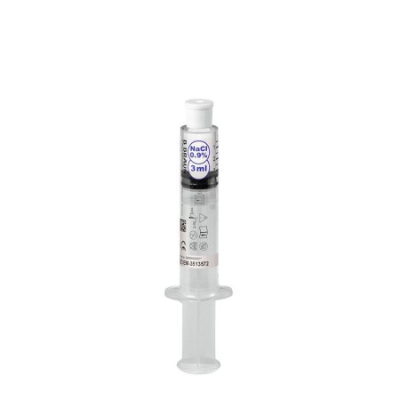 B.Braun Omniflush Solution saline en seringue 3 ml - 100 pcs.