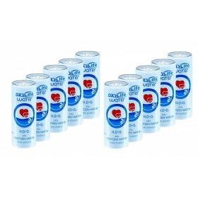 OXYLIFE WATER - Kiváló minőségű víz tiszta oxigénnel (120 mg/L) - 250 ml - 10 doboz