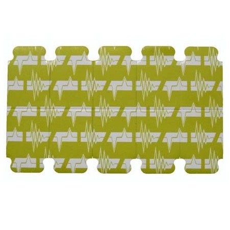 Elektrody znaczkowe do EKG Fiab 23x34 mm do kabli krokodylkowych radioprzeziernych F3002ECG - Opakowanie 100 szt.