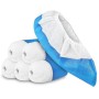Non-woven shoe covers + CPE - 100 pcs.
