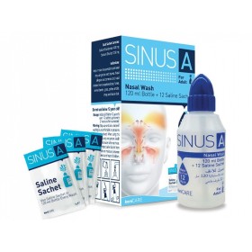 Sinus a - sada pro výplach nosu 120 ml pro dospělé
