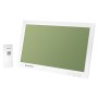 Reloj de pared Bresser MyTime Jumbo LCD, blanco