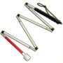 Grafietstok met roterende punt (rollerball) en handvat ZWART