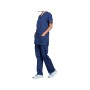 Casacca scollo a v cherokee originals - unisex l - blu marina