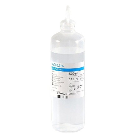 Soluție salină sterilă Ecolav NaCl 0,9% 500 ml - 1 buc.