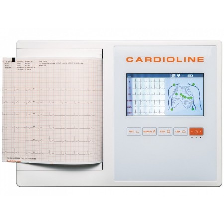 Elektrokardiograf CARDIOLINE ECG200L so softvérom EasyAPP a interpretáciou údajov z Glasgowu