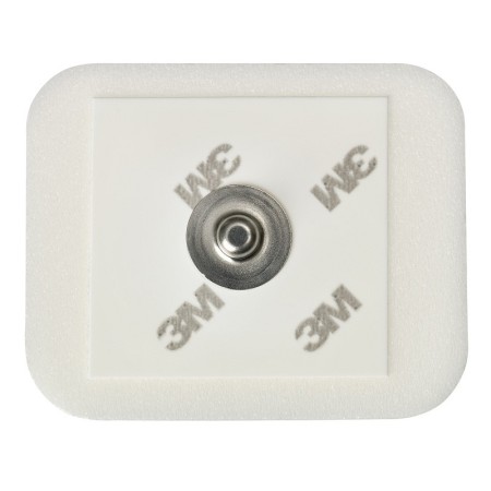 Électrodes en MOUSSE pré-gélifiées pour ECG 37x33 mm 3M RED DOT 2228 - Pack. à partir de 50 électrodes