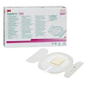 Apósito de fijación 3M Tegaderm CHG IV , 1657R, 11,5 cm x 8,5 cm, 25 uds.