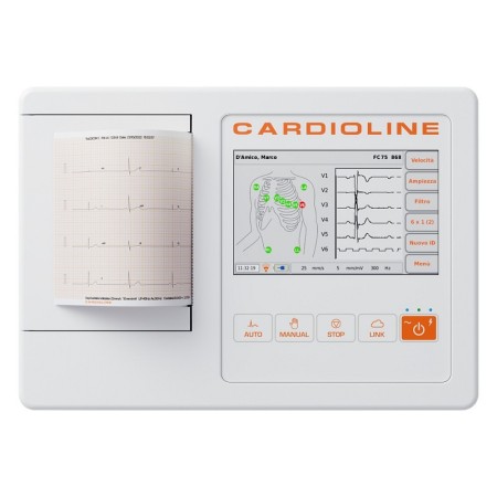 CARDIOLINE ECG100L elektrokardiograf s dodirnim zaslonom + EasyAPP PC softver + interpretacija u Glasgowu