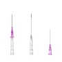 Aghi cannula 1 via B.Braun Introcan Safety 20Gx32mm Rosa, senza alette, in PUR - 50 pz.