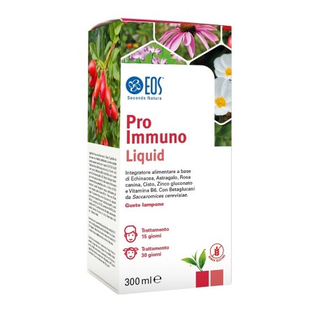 Pro Immuno Liquid 300 ml fles frambozensmaak