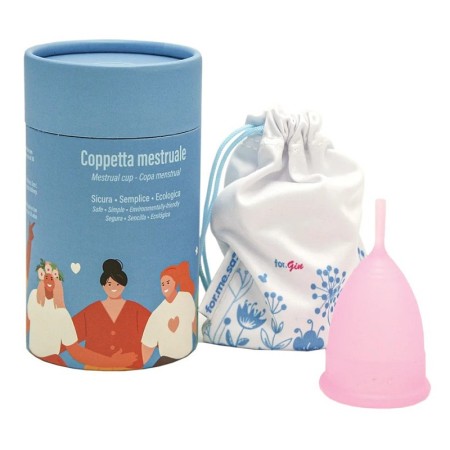 Copa menstrual talla L, color morado