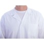 Blouse blanche - coton/polyester - homme - taille L - 1 pièce.