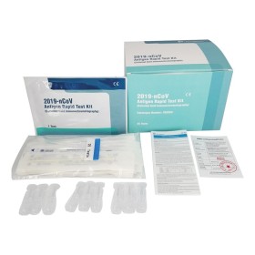 Kit de test rapide pour l'antigène sars-cov-2 - écouvillon professionnel - pack. 25 pièces