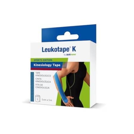 Leukotape K 5cm x 5m Sport kiadású kineziológiai szalag