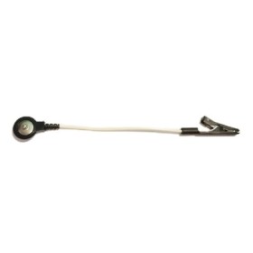 Adattatore, da clip maschio a coccodrillo, nero - 1 pz.